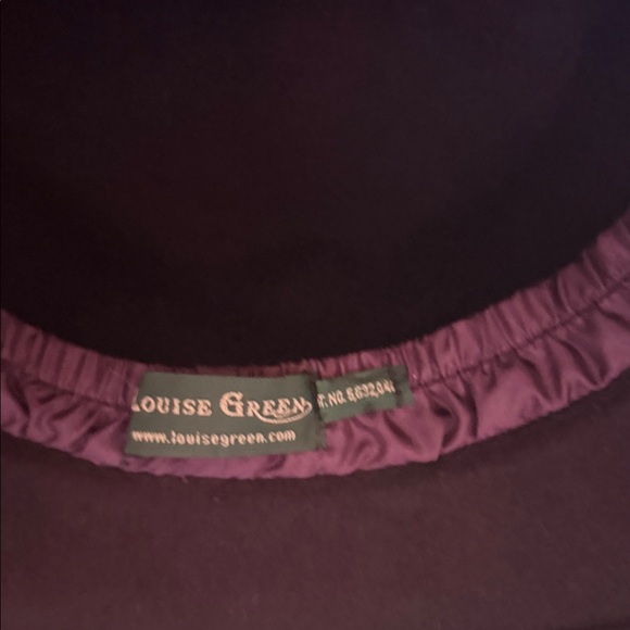 Chic Plum Floral Women\'s Hat by Louise Green main image 4